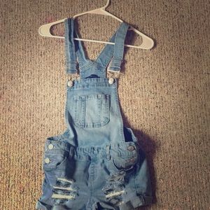 Size 0 Denim overalls